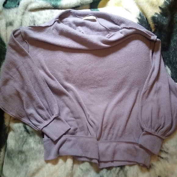 Free People Sweaters - Free People Main Squeeze Hacci Top Lilac